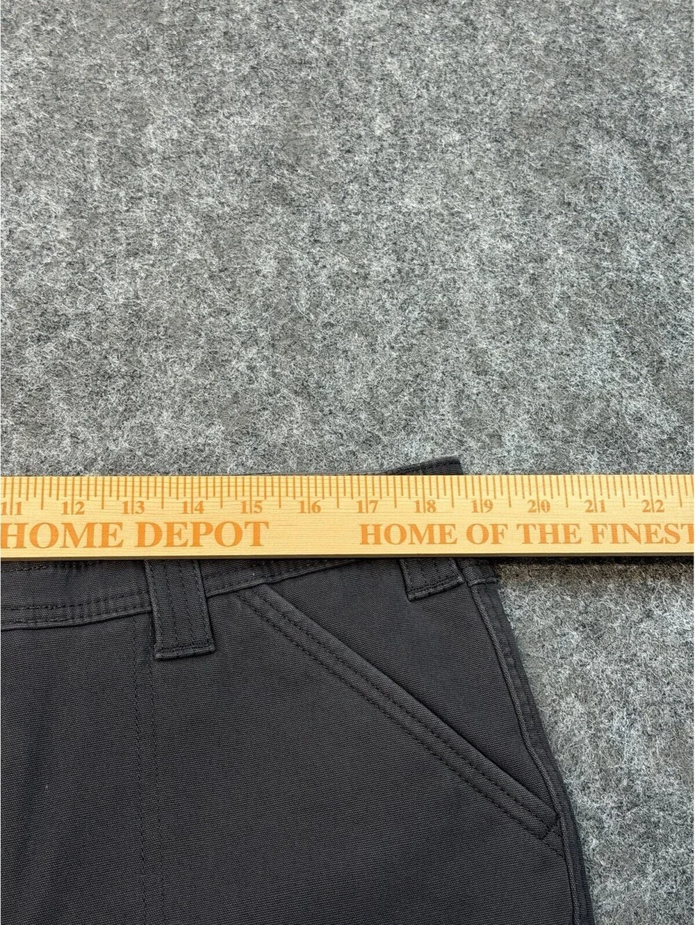 Coleman Flannel Lined Work Pants Mens 36x32 Gray Stretch Carpenter Utility